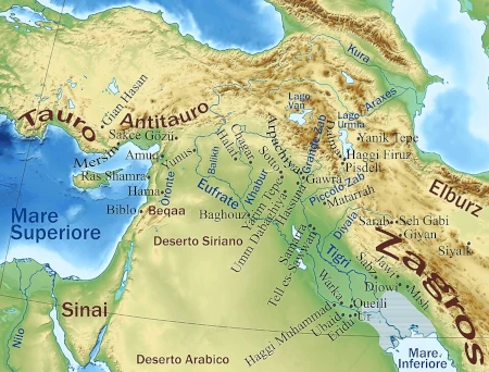 map of mesopotamia